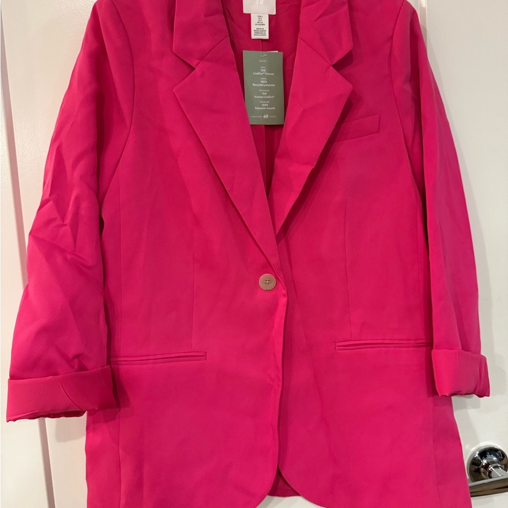 H&M Fuchsia Blazer for Women